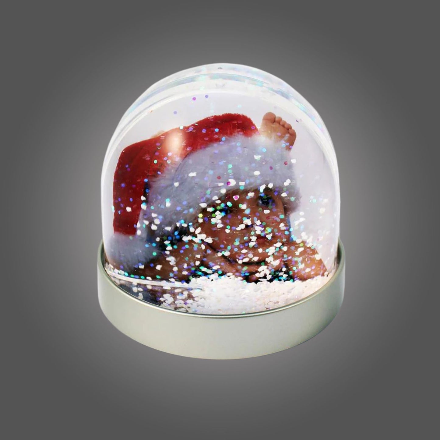 Double Sided Custom Snow Globe